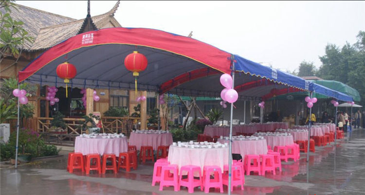 农村流动酒席热闹非凡，比城里的酒店更有气氛